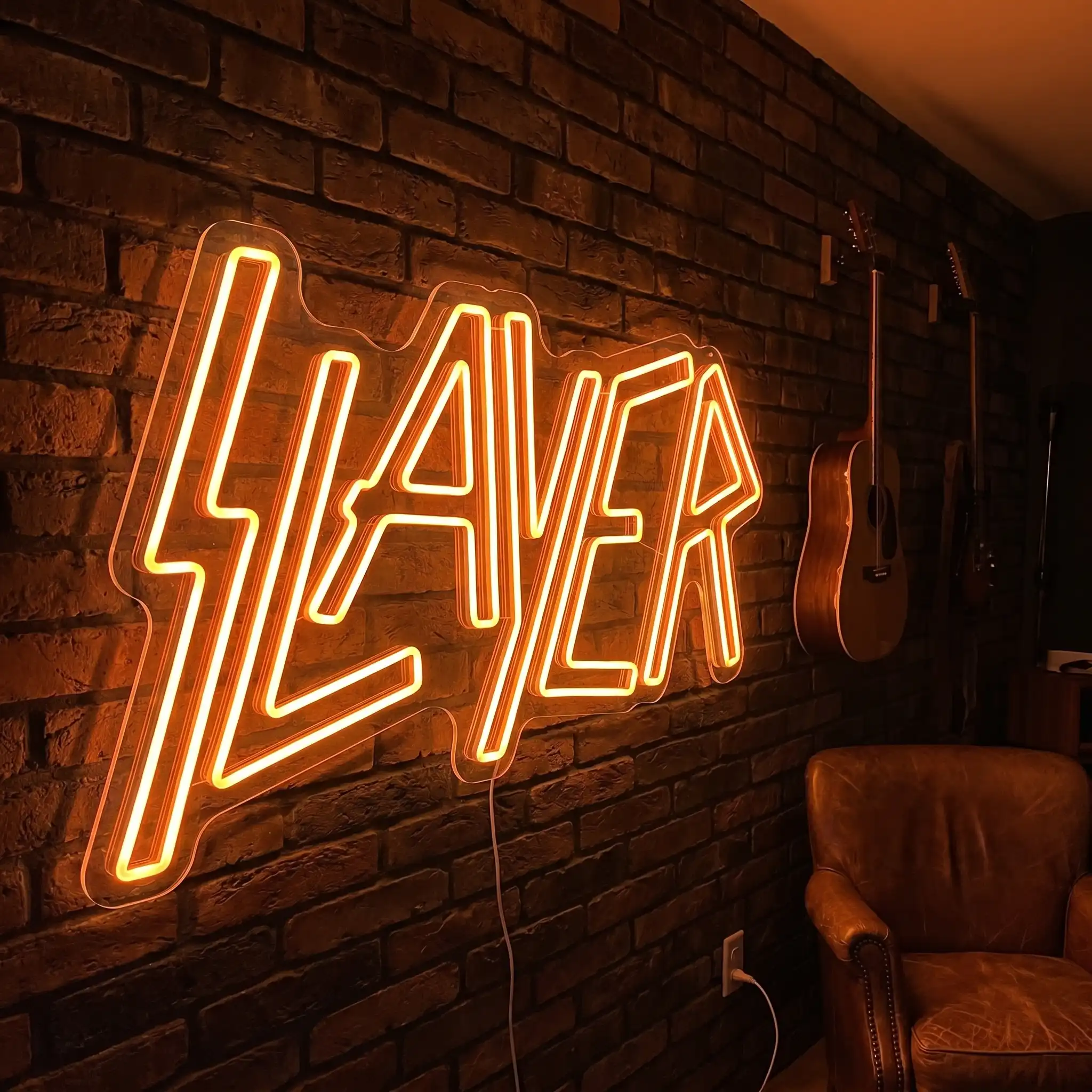 Slayer Logo LED Neon Sign - Handcrafted Art
