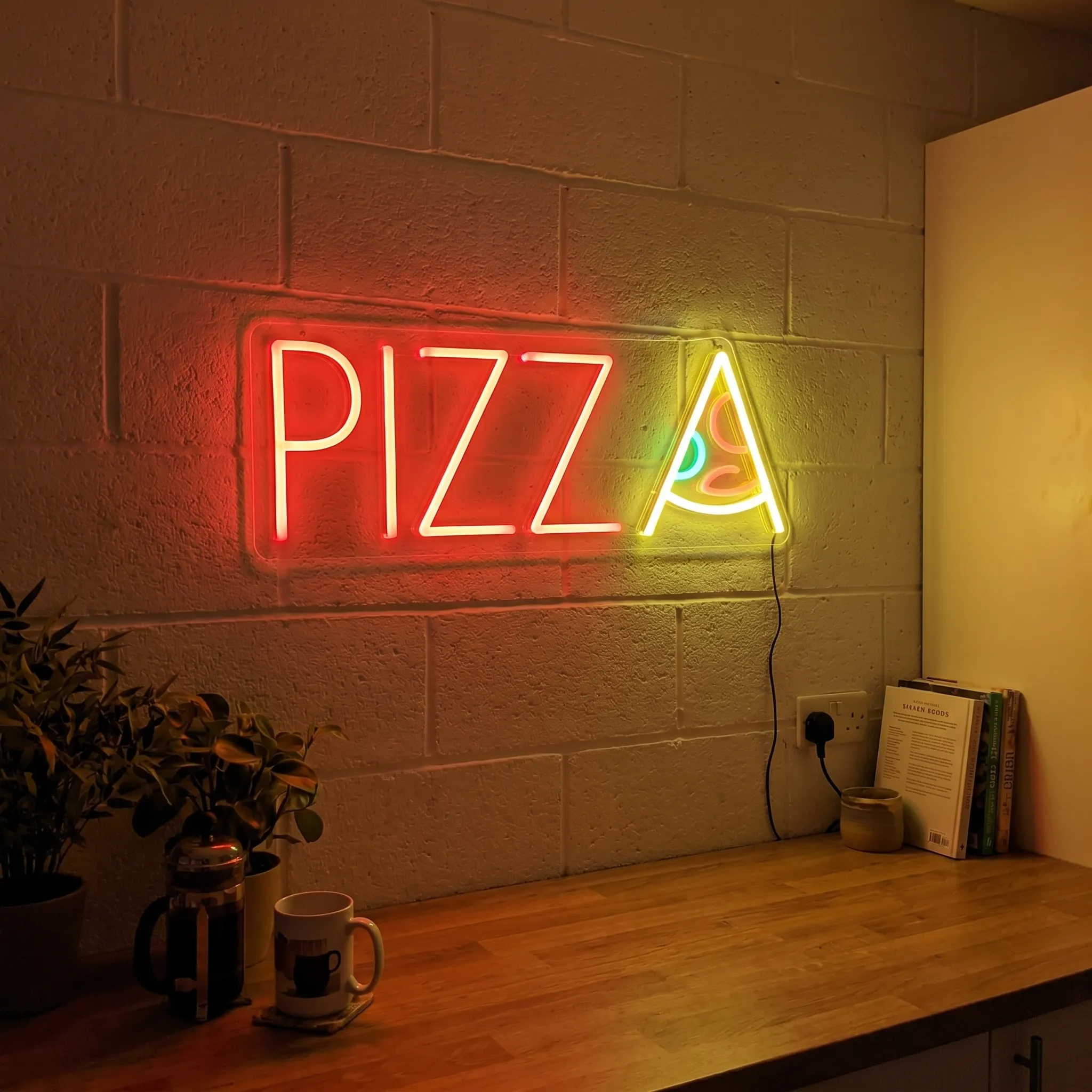 Pizza LED Neon Sign - Handcrafted Art