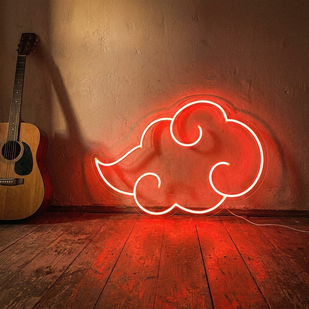 Akatsuki Cloud (Anime Edition) LED Neon Sign Detail View - 2