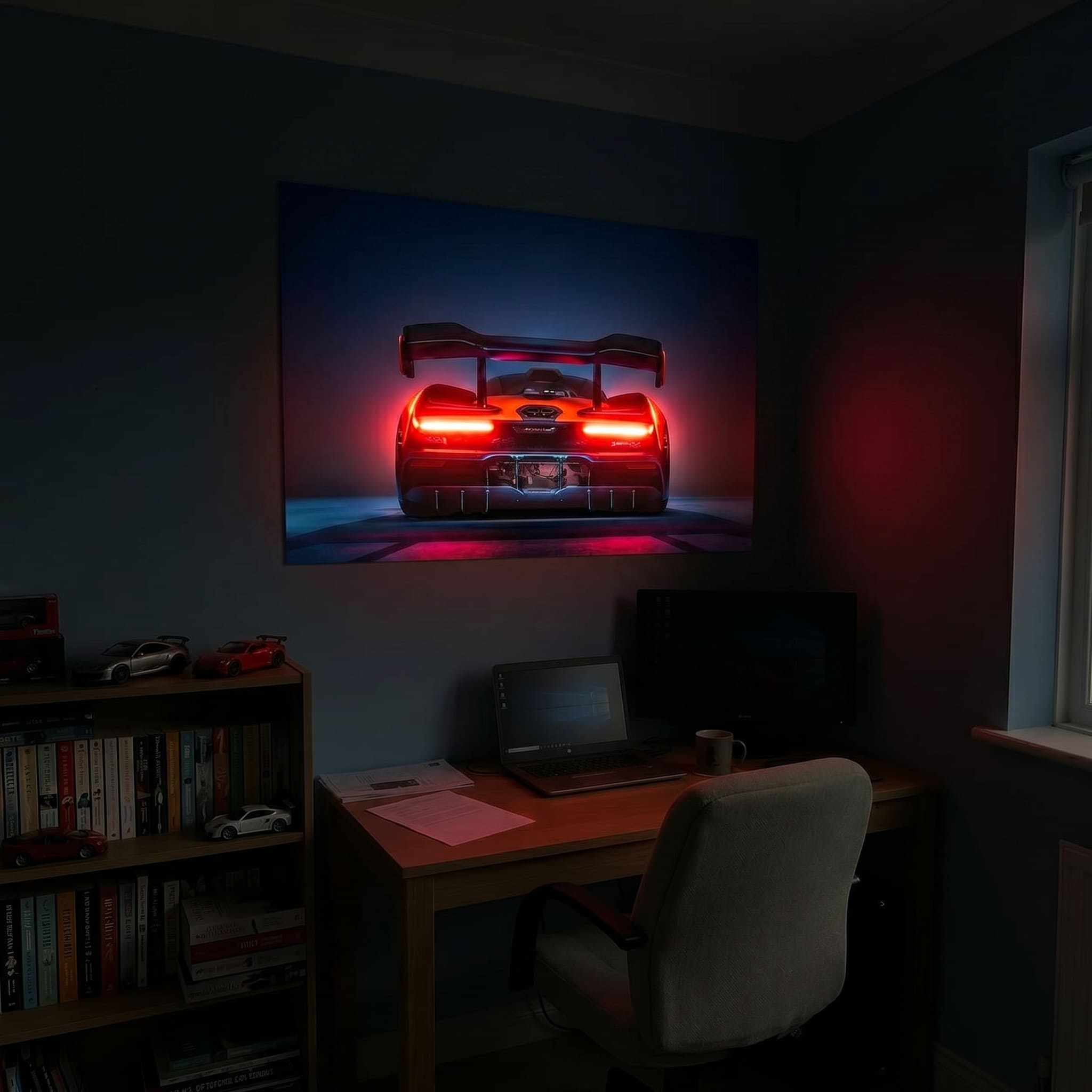Mclaren Senna Back View LED Neon Sign - Handcrafted Art