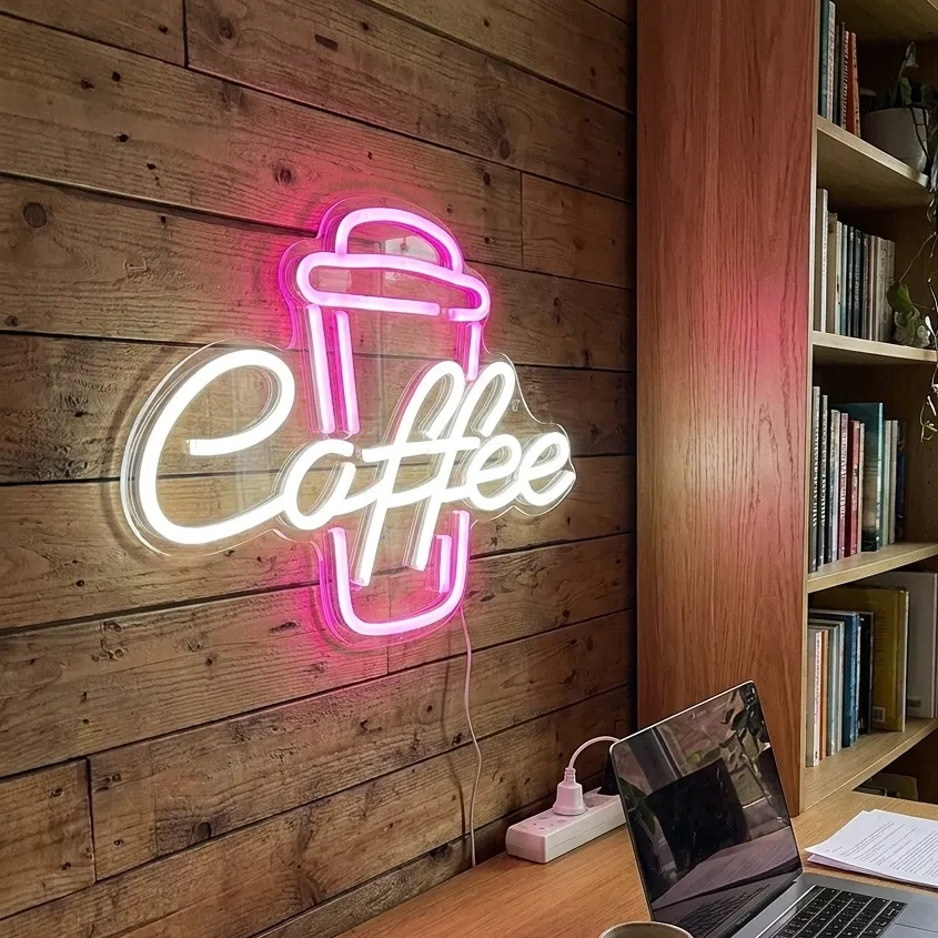 Neon Coffee  LED Neon Sign Detail View - 2