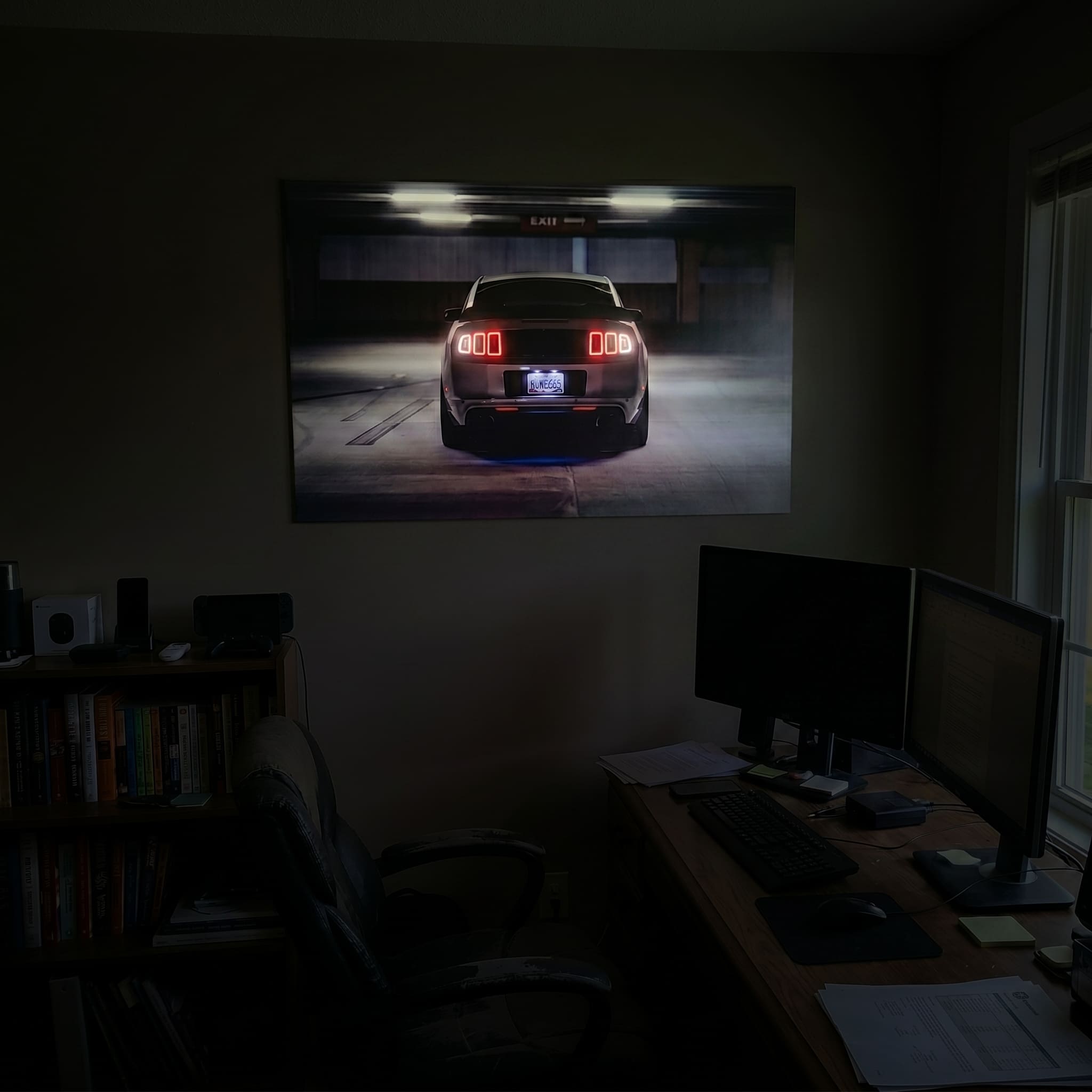 Ford Mustang GT S197 back view | AMX Signs High Quality LED Neon Ford Mustang GT S197 back view Cars LED Neon Wall Art - Handcrafted Premium Decor