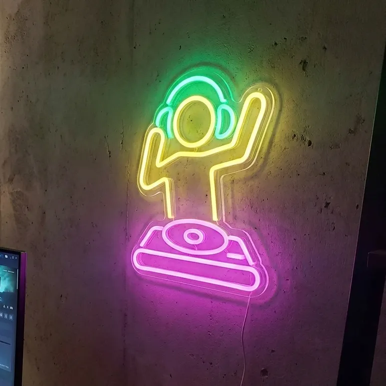 Neon DJ LED Neon Sign Detail View - 2