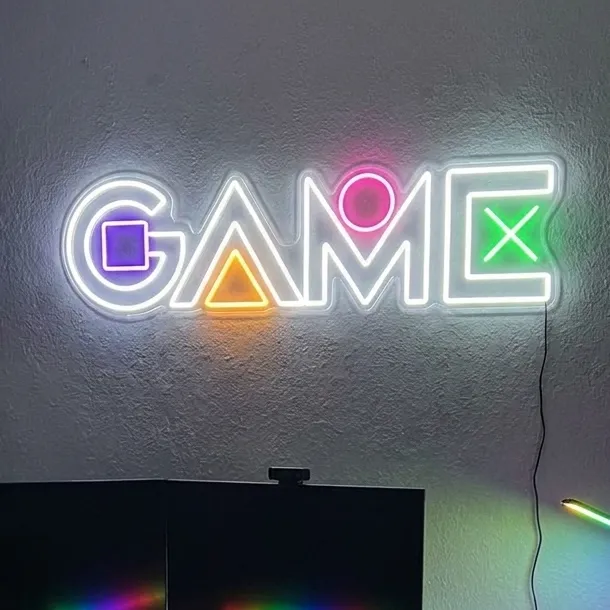 Game On V2 LED Neon Sign - Handcrafted Art