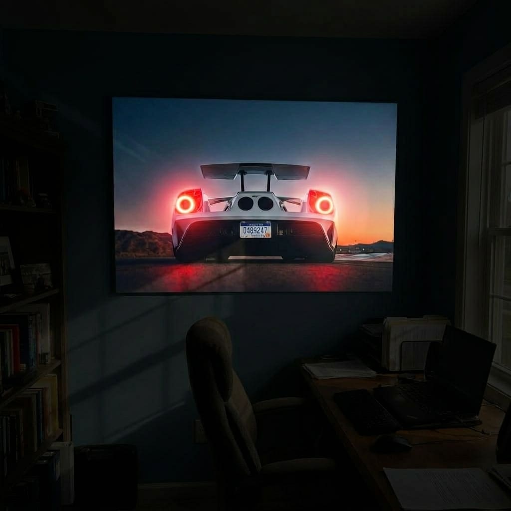 Ford GT Back View LED Neon Sign - Handcrafted Art